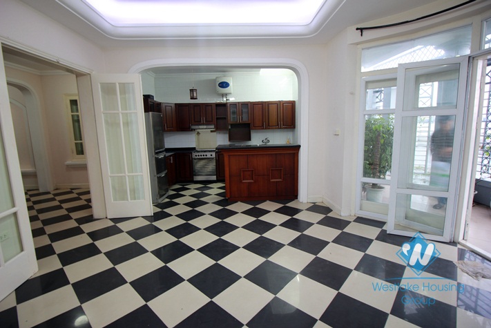 Lake view house for rent with four bedroom and four bathroom in Westlake Tay Ho, Hanoi